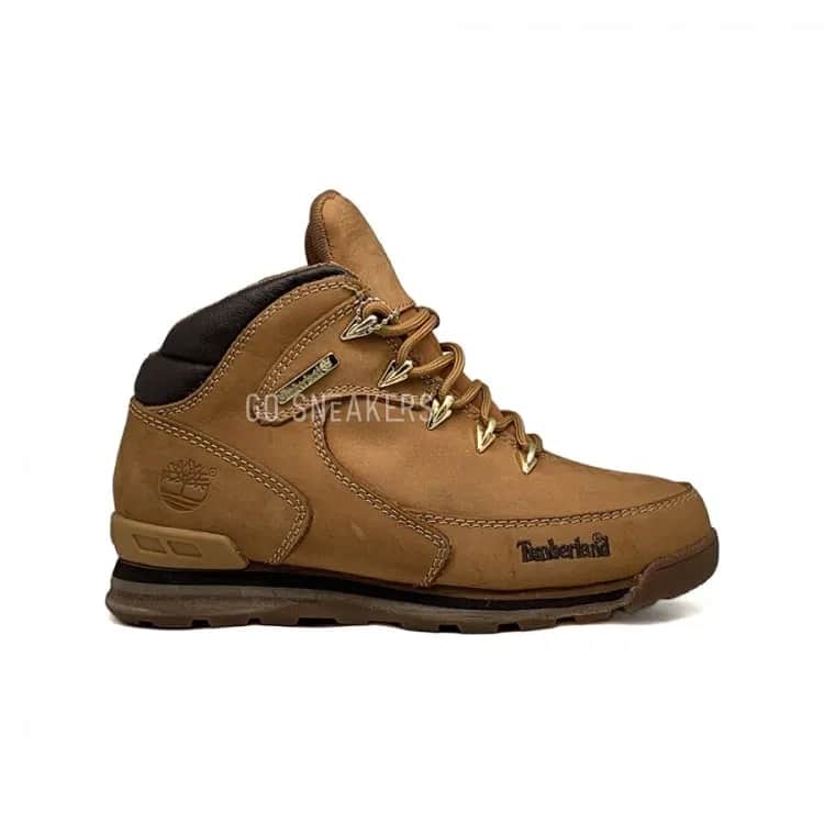 Женские ботинки с мехом Timberland Euro Sprint Chestnut