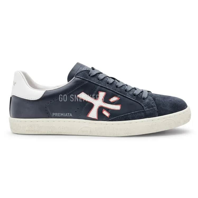 Унисекс кроссовки Premiata Sneakers Leather/Suede Grey