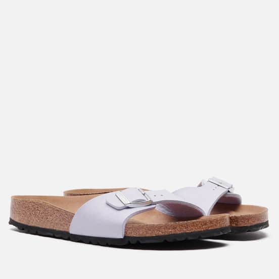 Женские сланцы Birkenstock Madrid Soft Birki Vegan Purple Fog
