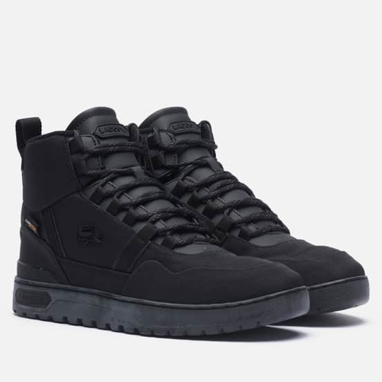 Мужские ботинки Lacoste T-Clip Winter Mid Black/Black