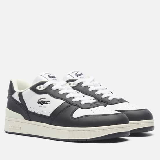 Мужские кроссовки Lacoste T-Clip Set White/Black