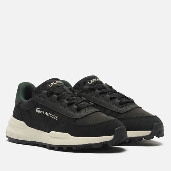 Женские кроссовки Lacoste Elite Active Evo Black/Dark Green