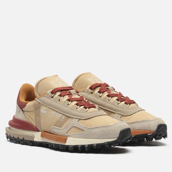 Женские кроссовки Lacoste Elite Active Grey/Light Tan