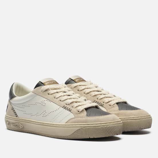Кроссовки Enterprise Japan Jupiter Rocket 4 Calf Leather/Cow Suede Milk/Vintage Black