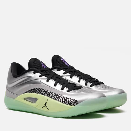 Мужские кроссовки Jordan Jordan Zion 4 Grey Fog/Black/Metallic Silver/Barely Volt/Action Grape/Mint Foam