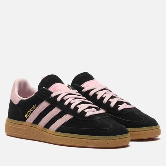 Женские кроссовки adidas Originals Handball Spezial Core Black/Clear Pink/Gum
