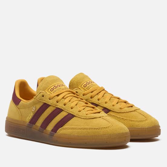 Женские кроссовки adidas Originals Handball Spezial Preloved Yellow/Shadow Red/Gold Metallic