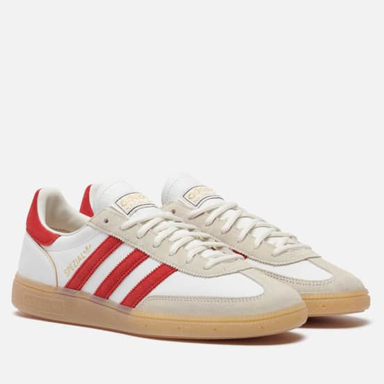 Кроссовки adidas Originals Handball Spezial Core White/Better Scarlet/Gum