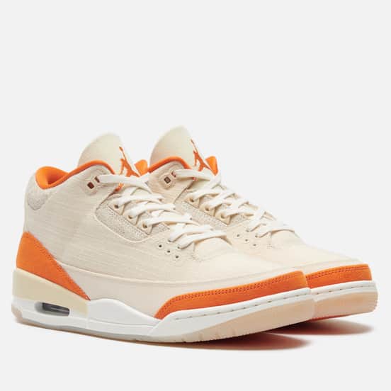 Кроссовки Jordan Wmns Air Jordan 3 Retro T Fossil/Sail/Starfish