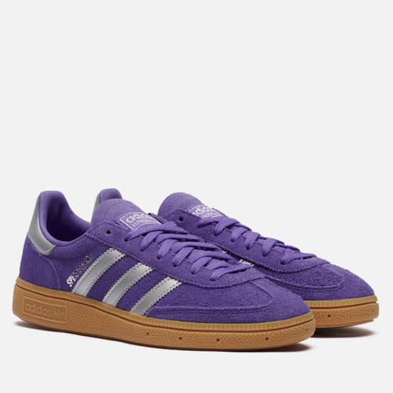 Женские кроссовки adidas Originals Handball Spezial Purple Rush/Silver Metallic/Gum
