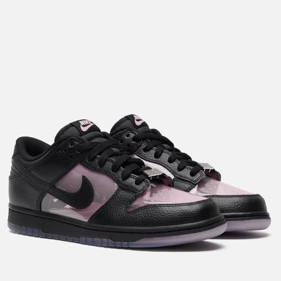 Мужские кроссовки Nike Dunk Low Retro Premium Pink Rise/Black/Black
