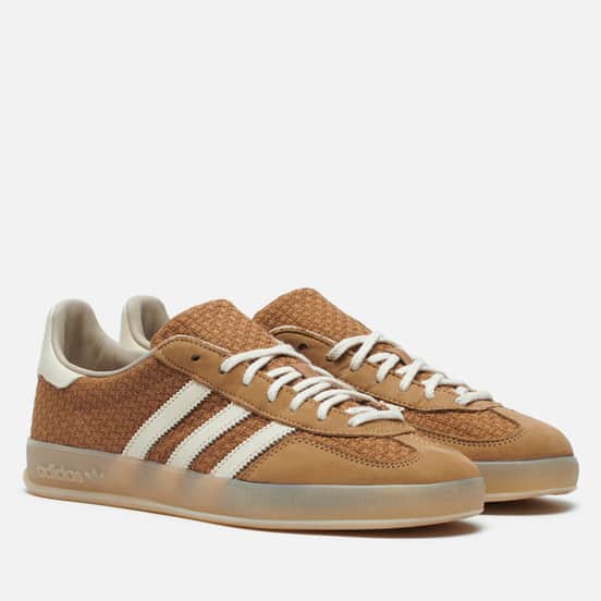 Кроссовки adidas Originals Gazelle Indoor Brown Desert/Wonder White/Magic Beige