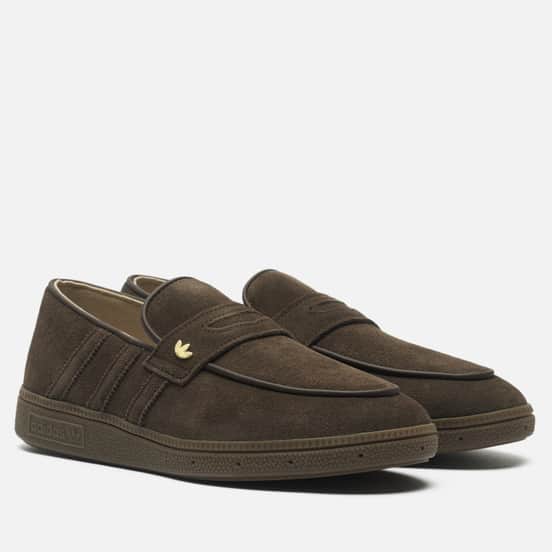 Мужские ботинки adidas Originals Handball Spezial Loafer Aurora Coffee/Aurora Coffee/Gum 5
