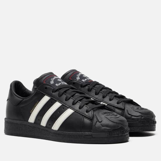 Мужские кроссовки adidas Originals x Willy Chavarria Superstar Core Black/Off White/Red