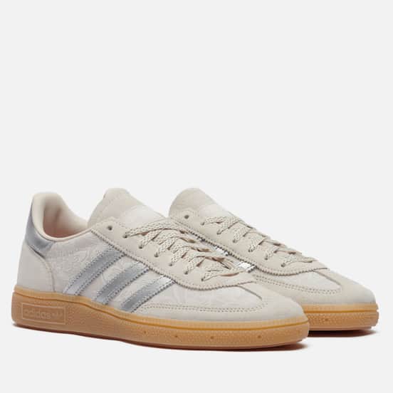 Женские кроссовки adidas Originals Handball Spezial Chalk Pearl/Silver Metallic/Core White