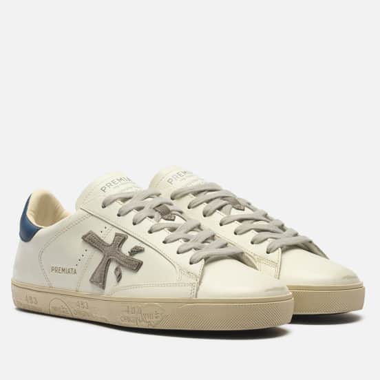 Мужские кроссовки Premiata Steven 8479 White