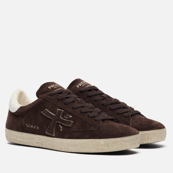 Женские кроссовки Premiata Steven-d 7897 Dark Brown