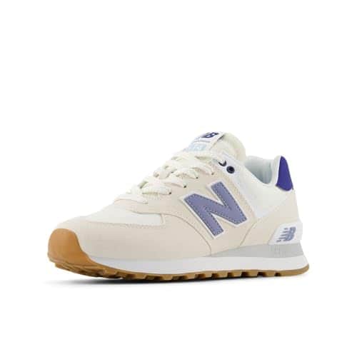 Женские кроссовки New Balance 574 с замшевым верхом и амортизацией ENCAP для комфортного ношения