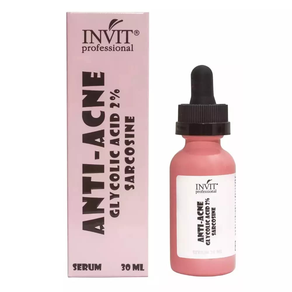Сыворотка для лица Anti-acne с гликолевой кислотой 2% и саркозином