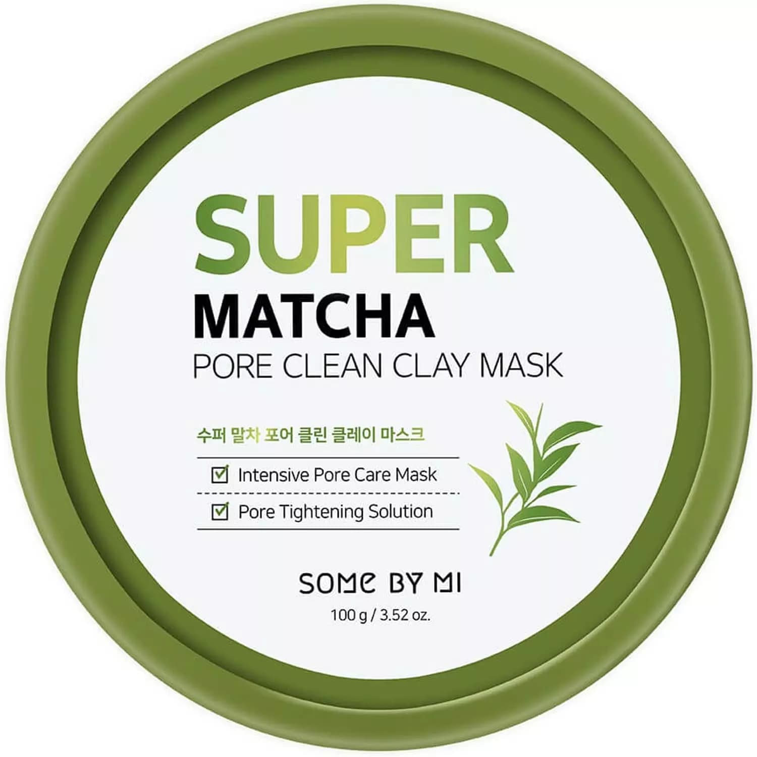 Очищающая глиняная маска с экстрактом чая матча Pore Clean Clay Mask