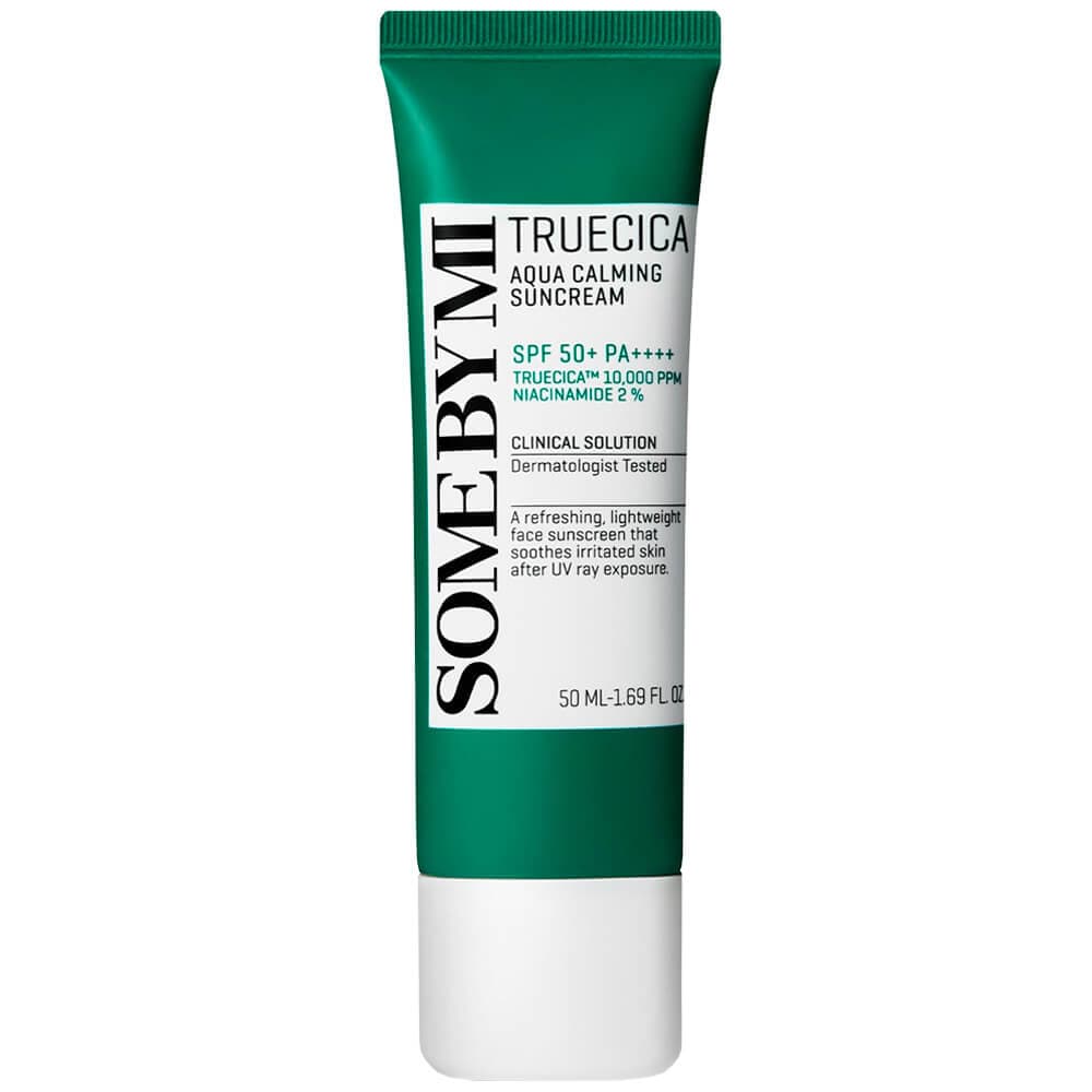 Успокаивающий солнцезащитный крем с экстрактом центеллы азиатской Aqua Calming Suncream SPF50+ PA++++