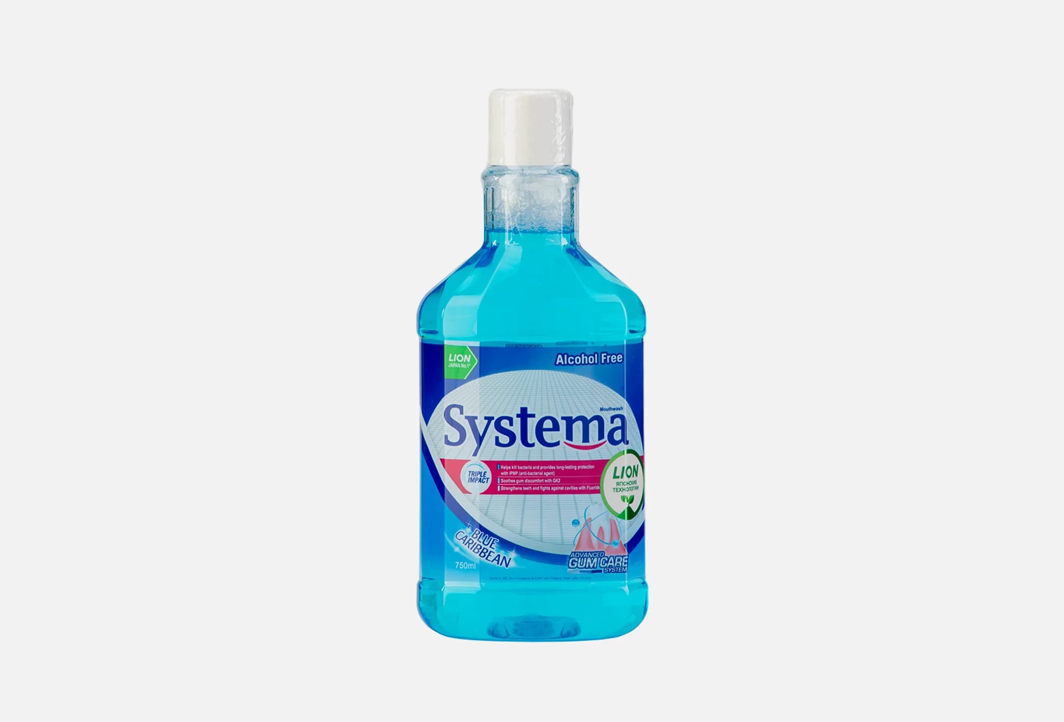 Systema Mouthwash Blue Caribbean