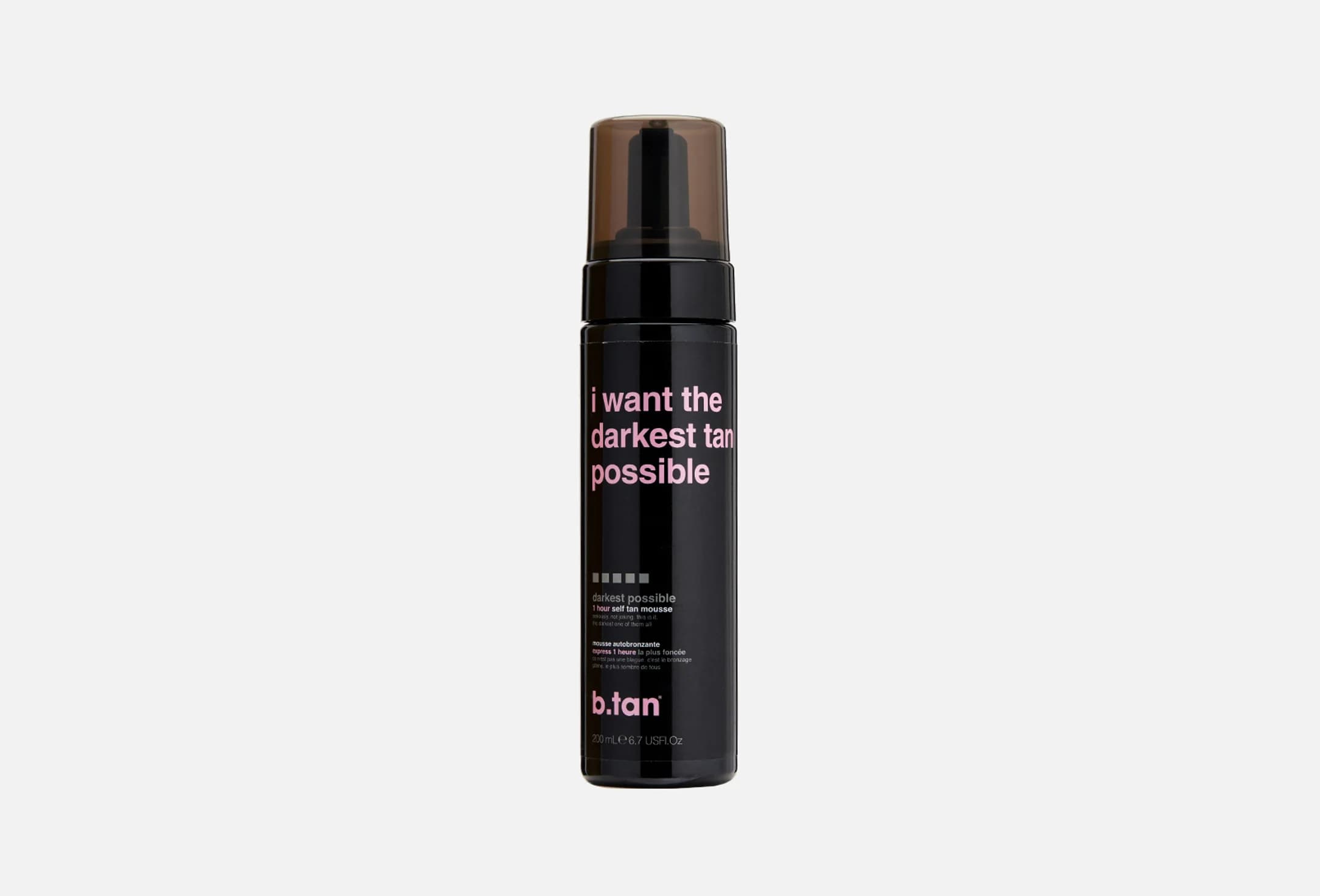 I want the darkest tan possible self tan mousse