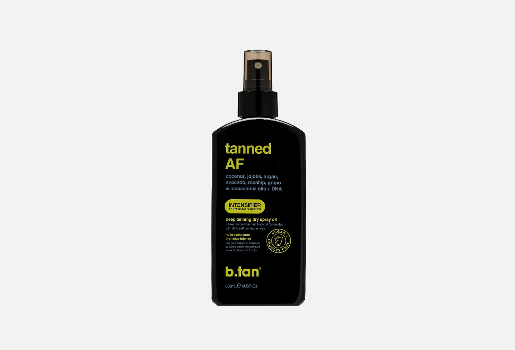 Tanned af deep tanning dry spray oil