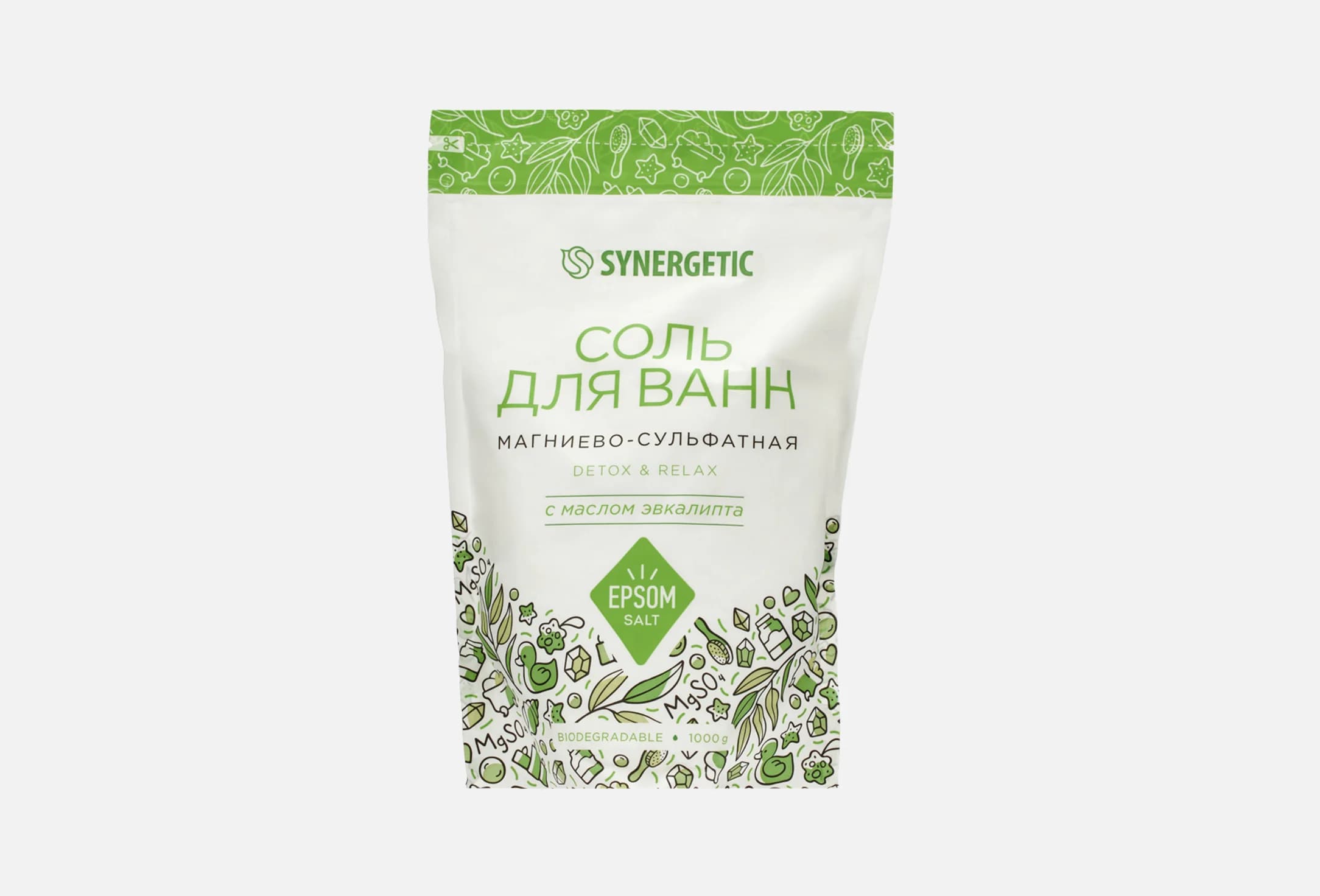 Магниево-сульфатная с маслом эвкалипта