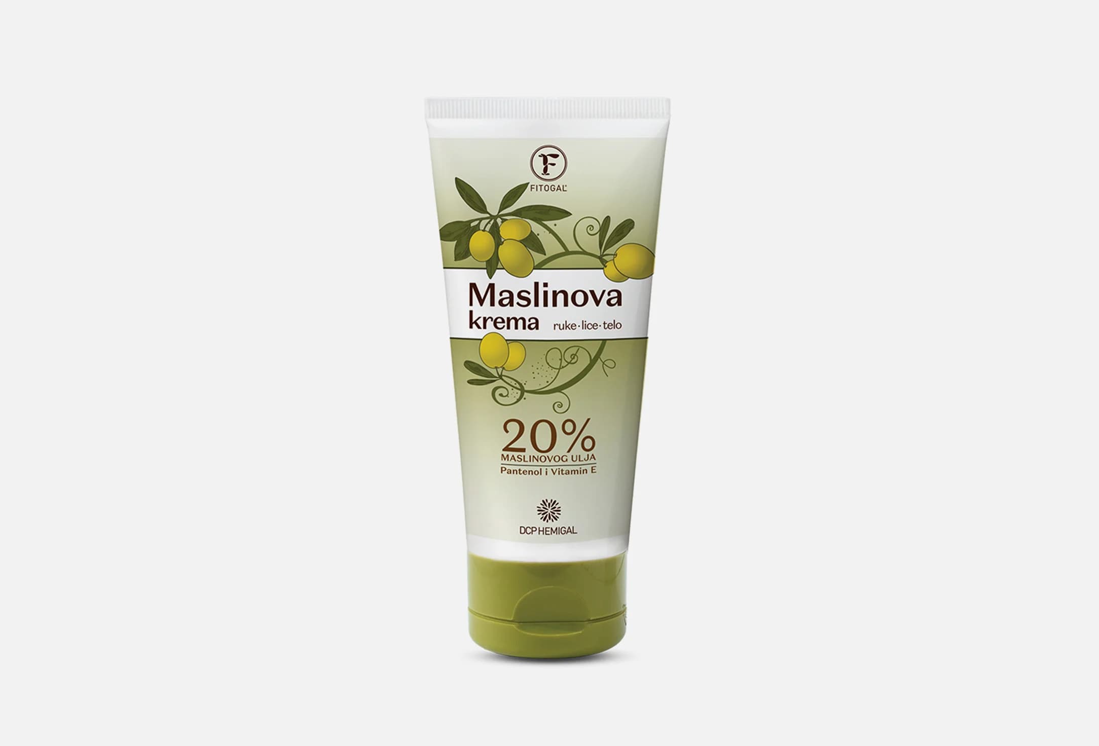 с 20% оливкового масла, витамином Е и пантенолом