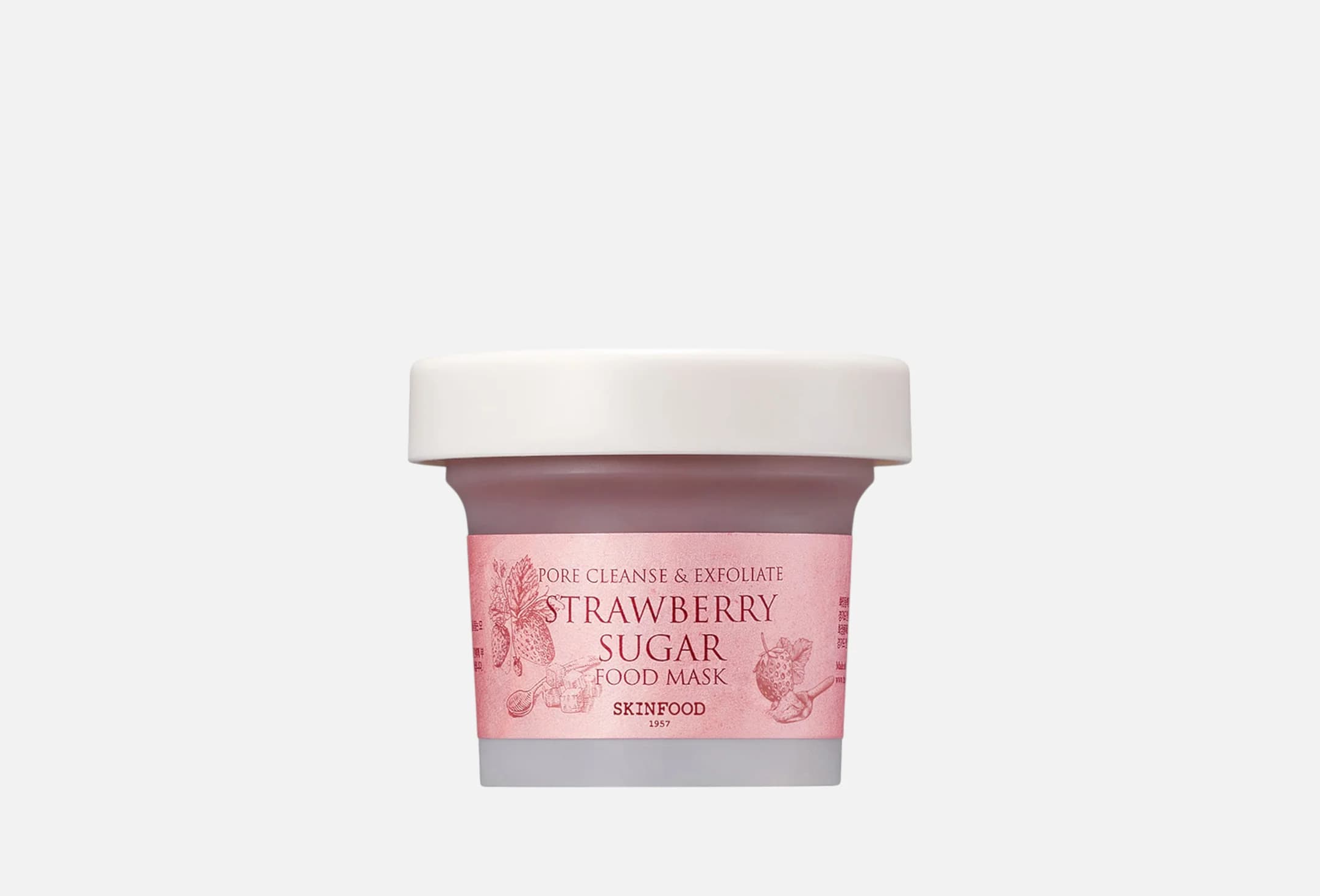 Strawberry sugar FOOD MASK
