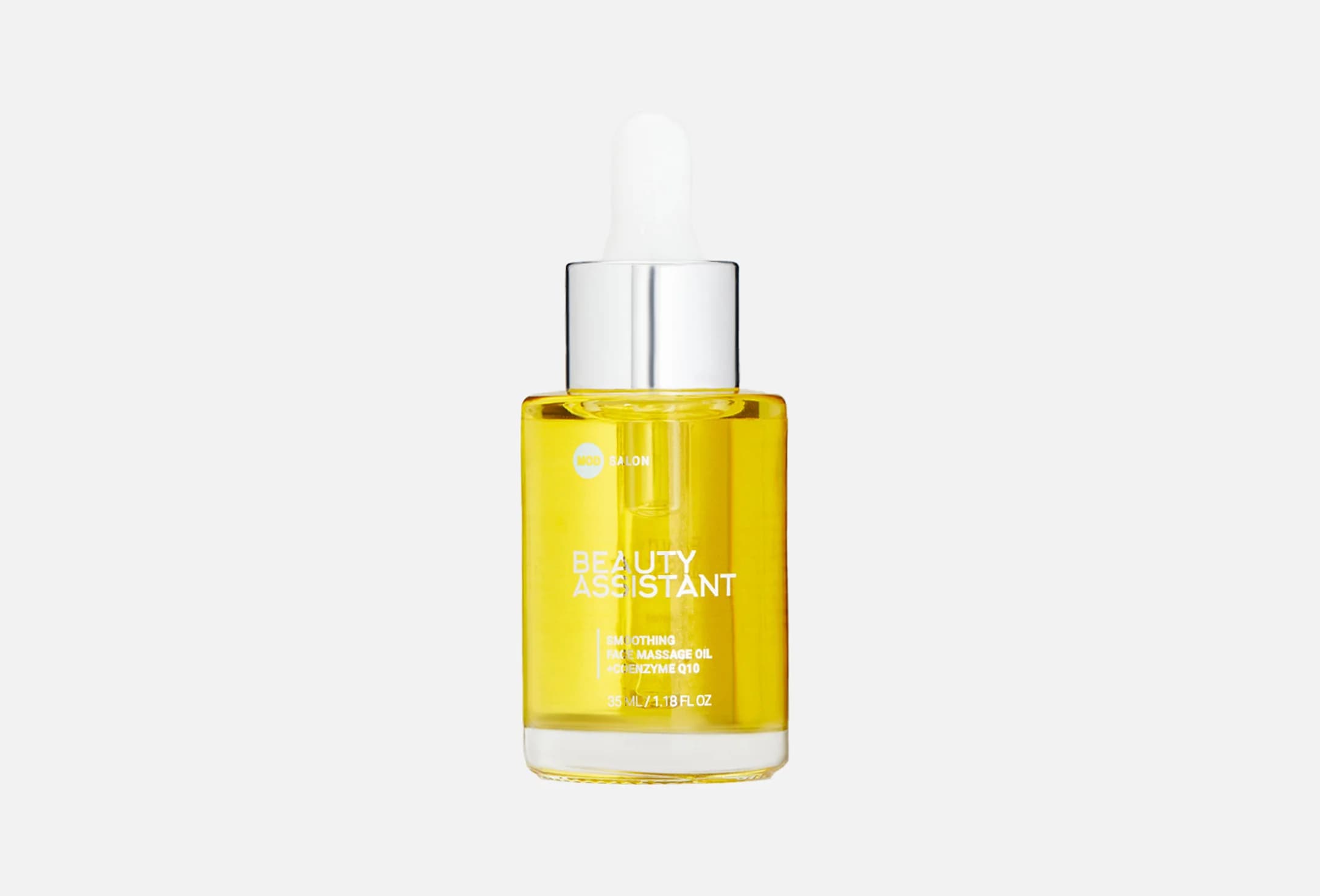 Smoothing face massage oil