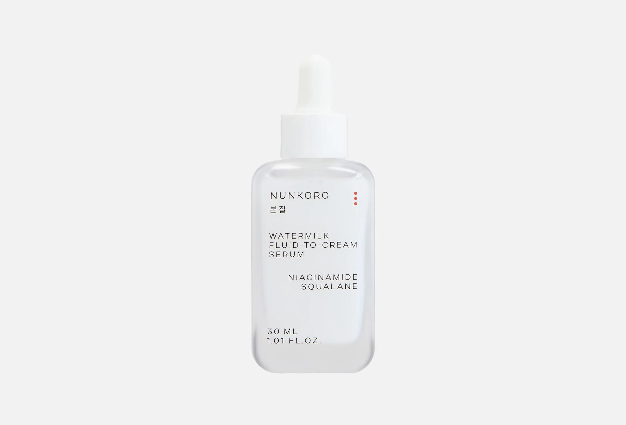 Watermilk fluid-to-cream serum