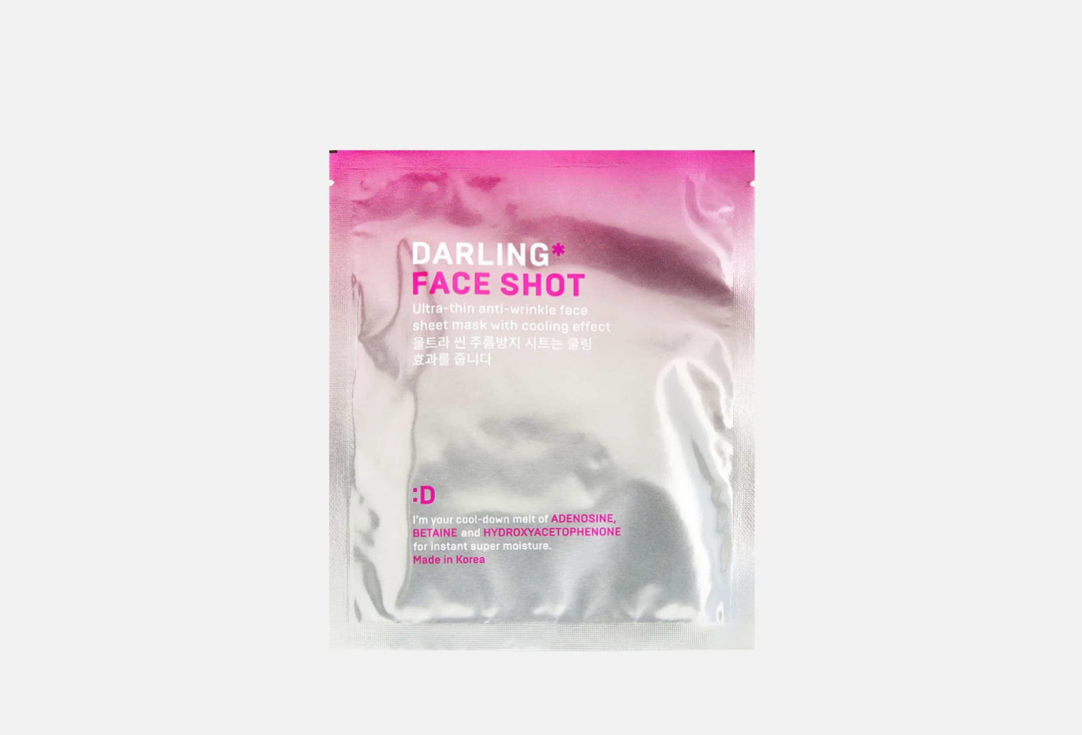 Face Shot ULTRA-THIN ANTI-WRINKLE MASK with cooling effect