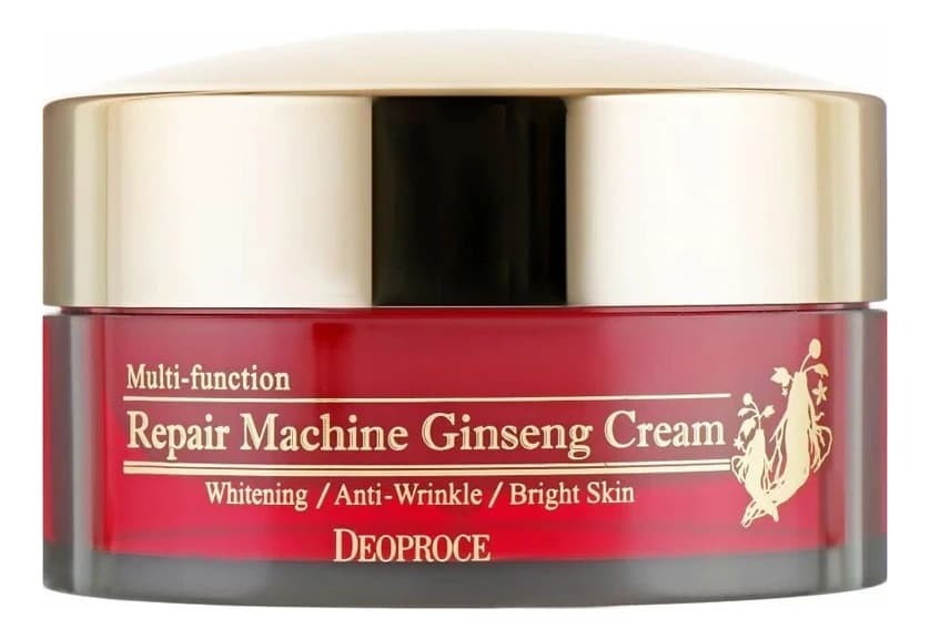 Deoproce Крем для лица антивозрастной с экстрактом женьшеня Repair Machine Ginseng Cream