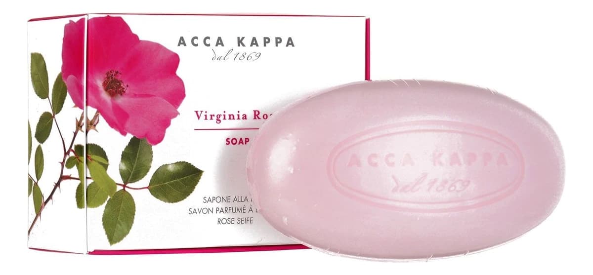 Acca Kappa Мыло туалетное Роза Rose Soap