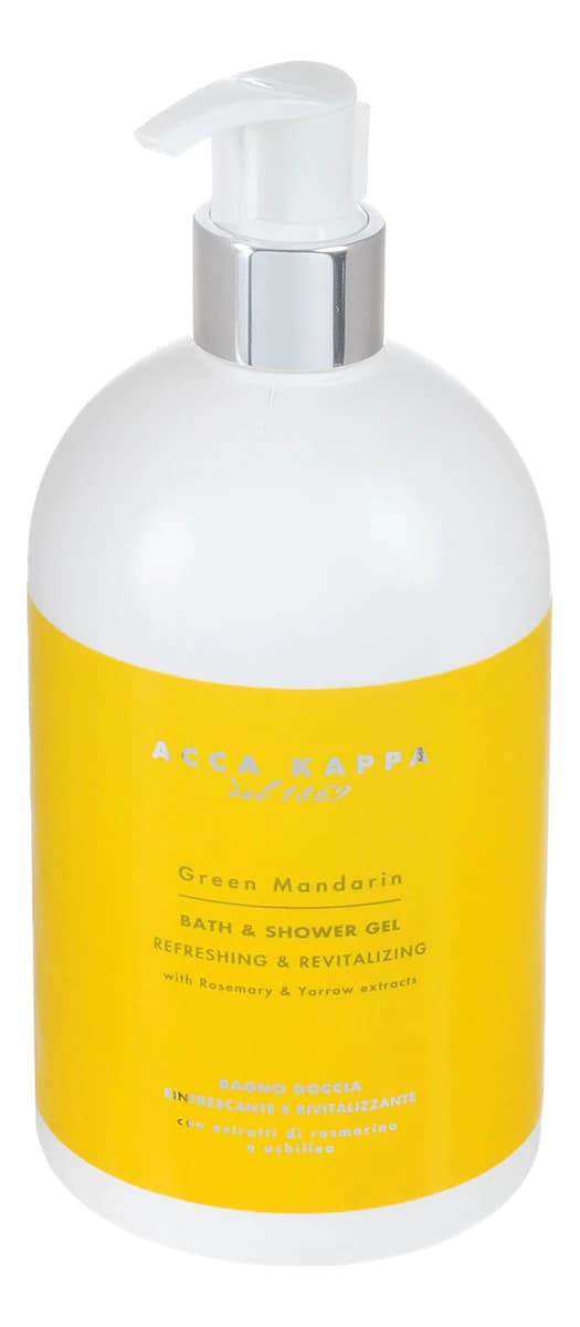 Acca Kappa Гель для душа и ванны Green Mandarin Bath & Shower Gel
