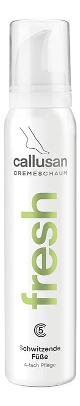 GREPPMAYR FOOTCARE Крем-пенка для ног нормализующая потоотделение Callusan Cremeschaum Fresh