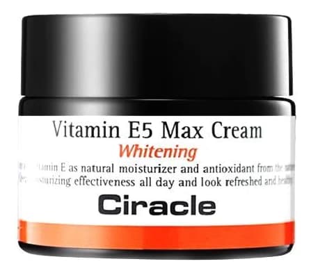 Ciracle Крем для лица осветляющий Vitamin E5 Max Cream Whitening