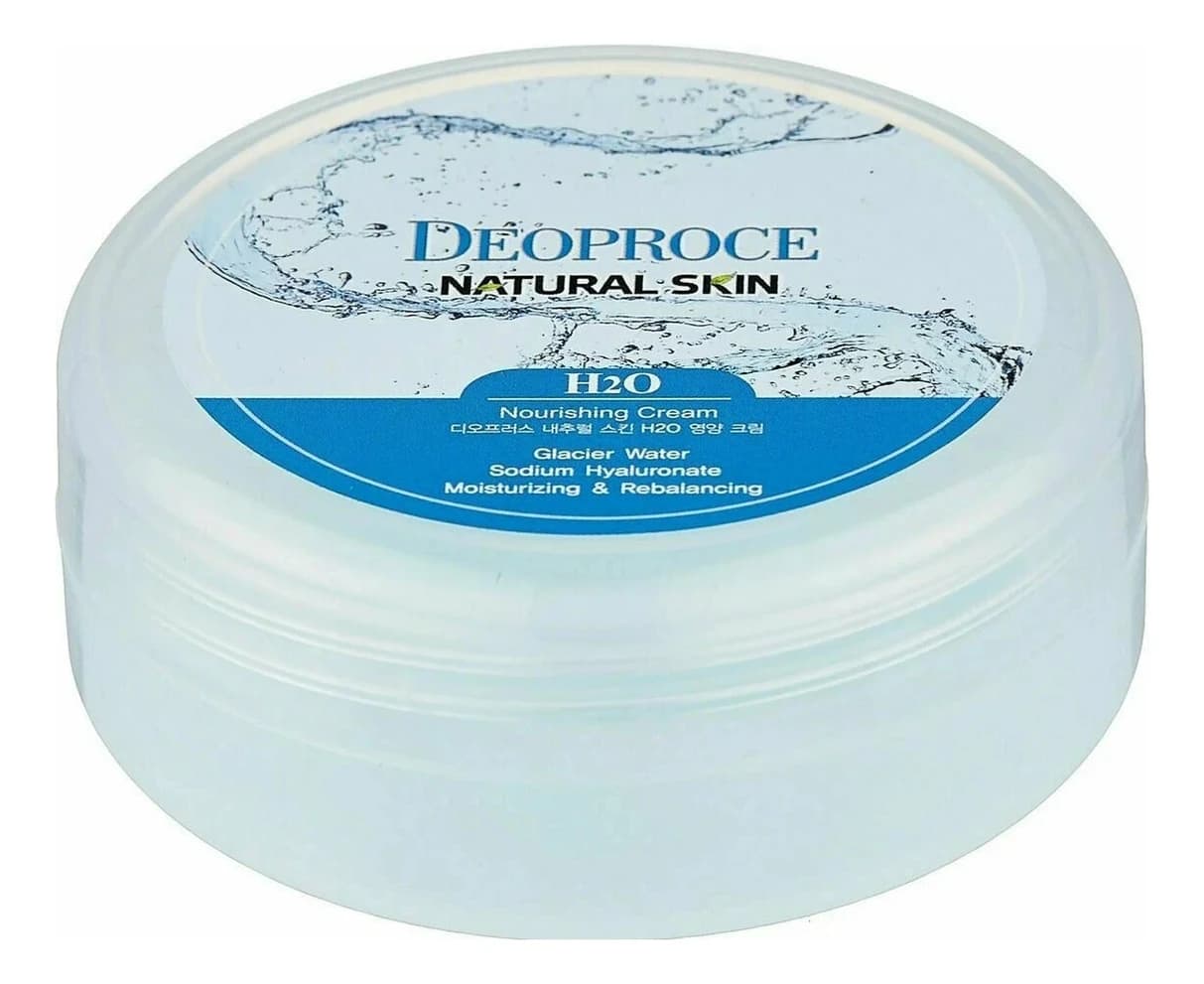 Deoproce Крем для лица и тела увлажняющий Natural Skin H2O Nourishing Cream