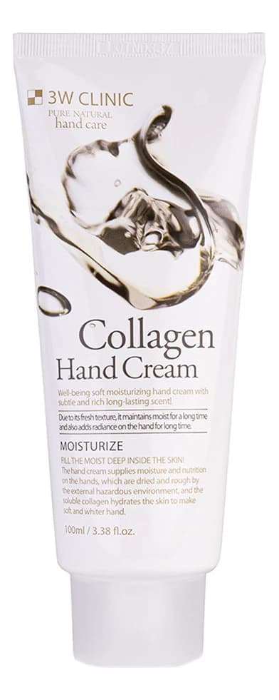3W CLINIC Крем для рук с коллагеном Moisturize Collagen Hand Cream