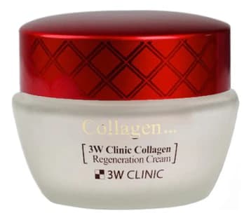 3W CLINIC Крем для лица с коллагеном регенерирующий Collagen Regeneration Cream