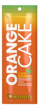 Soleo Интенсивный усилитель загара с экстрактом конопли для солярия Basic Orange Cake V-2002 Accelerator Крем