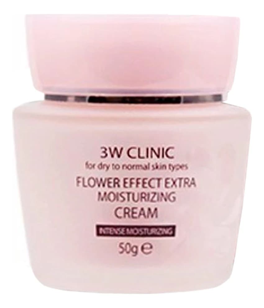 3W CLINIC Крем для лица Flower Effect Extra Moisturizing Cream