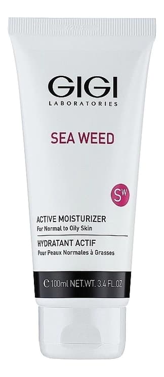 GiGi Крем увлажняющий для лица Sea Weed Active Moisturizer For Normal To Oily Skin Крем