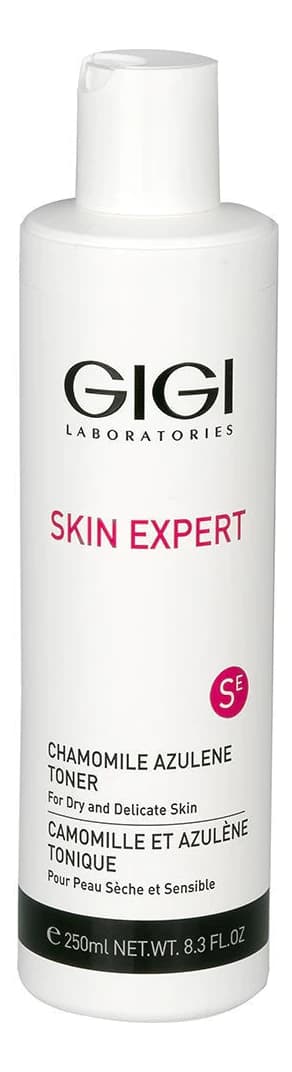 GiGi Лосьон-тоник азуленовый для сухой и чувствительной кожи Skin Expert Сhamomile Azulene Toner Лосьон-тоник