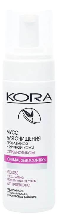 KORA Мусс для очищения лица с пребиотиком