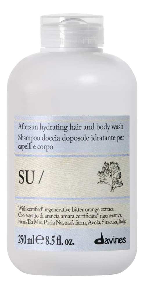 Davines Шампунь для волос и тела после солнца SU Hair & Body