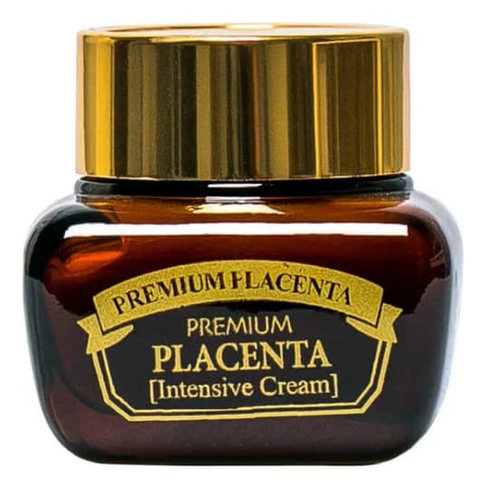 3W CLINIC Крем для лица антивозрастной Premium Placenta Intensive Cream
