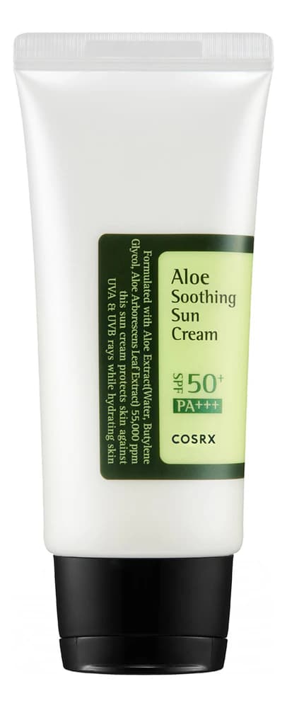 COSRX Солнцезащитный крем для лица с экстрактом алоэ Aloe Soothing Sun Cream SPF50 PA+++